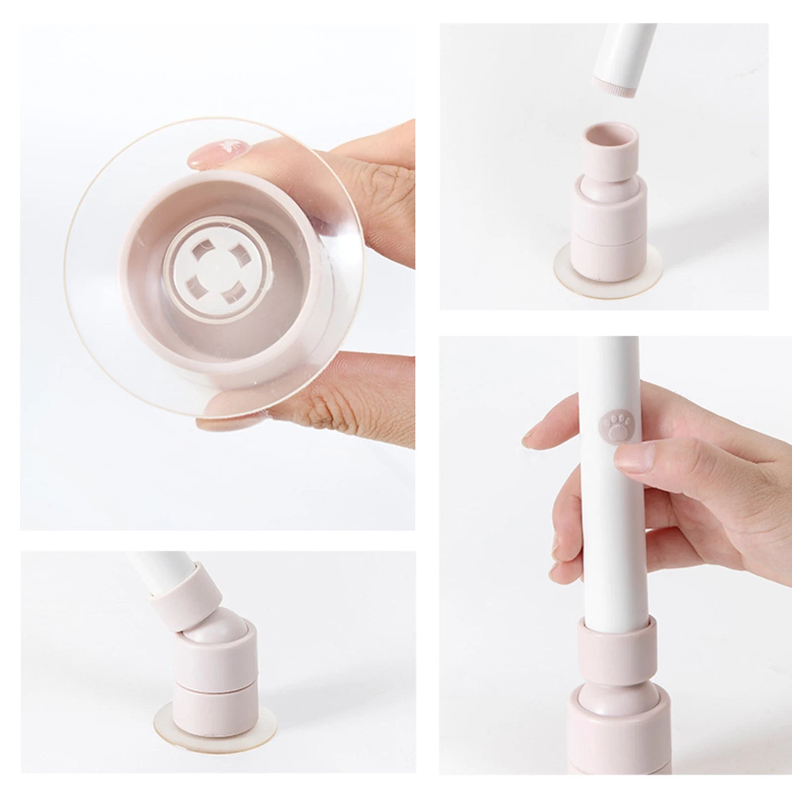 Interactive Cat Toy with Suction Cup Flutter Rotating Kitten Toys Automatic Cat Teaser Toys for Indoor Cats